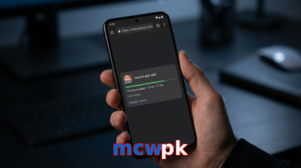 Main screen of Mcwpk apk page for PK players